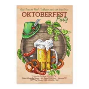 Oktoberfest Time Invitation