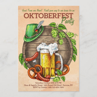Oktoberfest Time Invitation