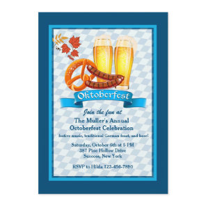 Oktoberfest Treats Invitation