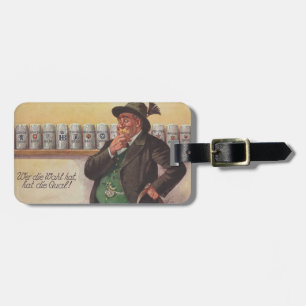 Oktoberfest Trip Luggage Bag Tag German English