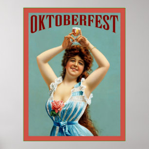 Oktoberfest ~ Vintage Bavarian Advertising Poster