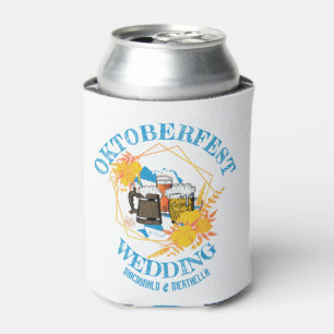 OKTOBERFEST Wedding Can Cooler