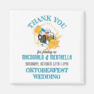 OKTOBERFEST Wedding Thank You Favor Magnet