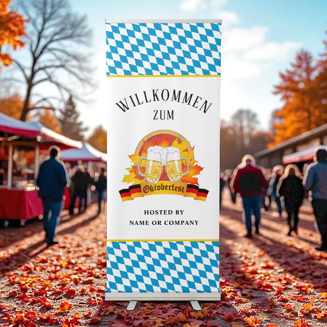 Oktoberfest Welcome Banner in German Language (Creator Uploaded)