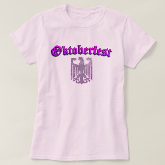 Oktoberfest Womens Feminine Girly Baby Doll Prost! T-Shirt (Design Front)