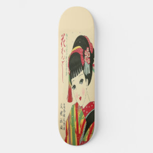 Okura, Anime Japanese Beauty Skateboard Deck