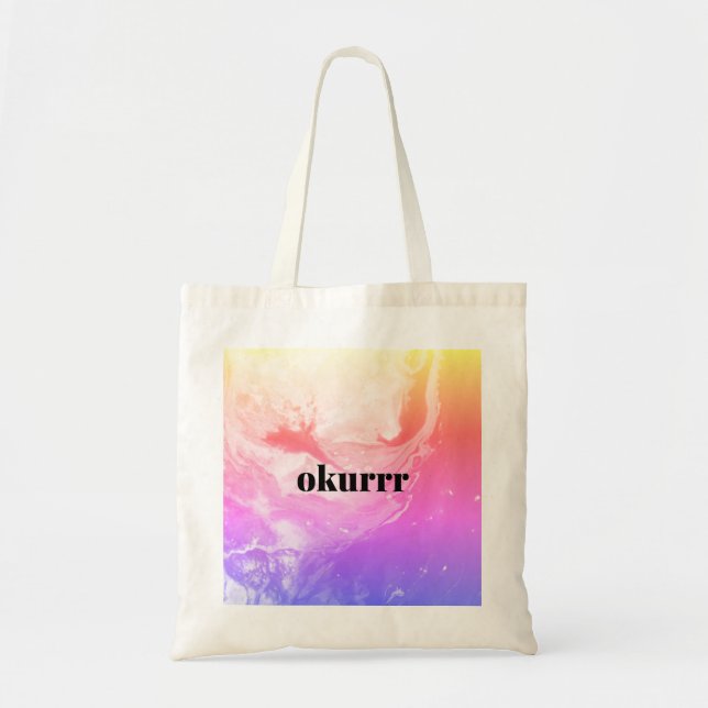 okurrr okurr design kardashian fun! quote tote bag (Front)