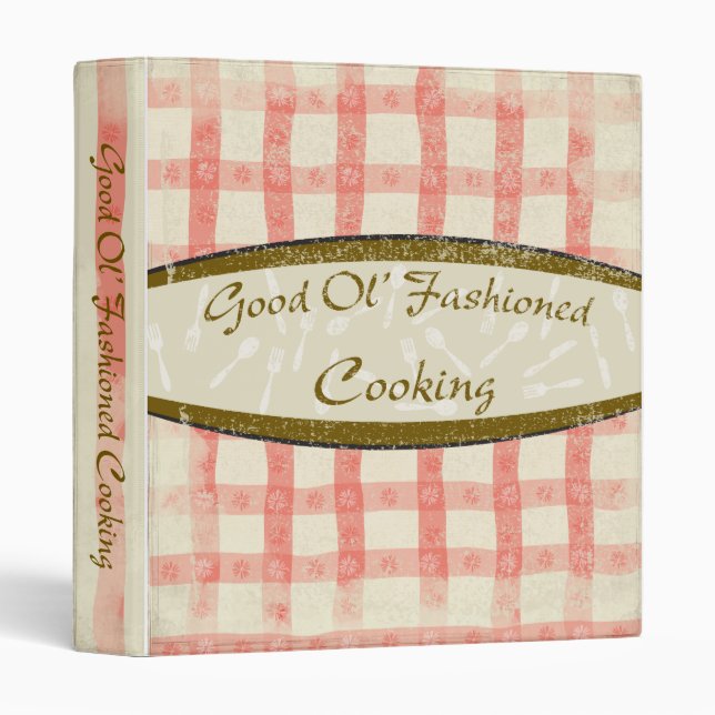 Ol' Fashioned Cooking Binder (Front/Spine)