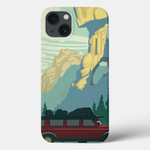 Ol Jammer Tours Illustration iPhone 13 Case