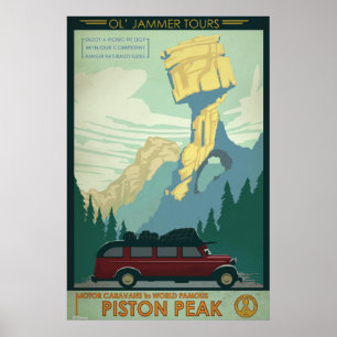 Ol' Jammer Tours Illustration Poster