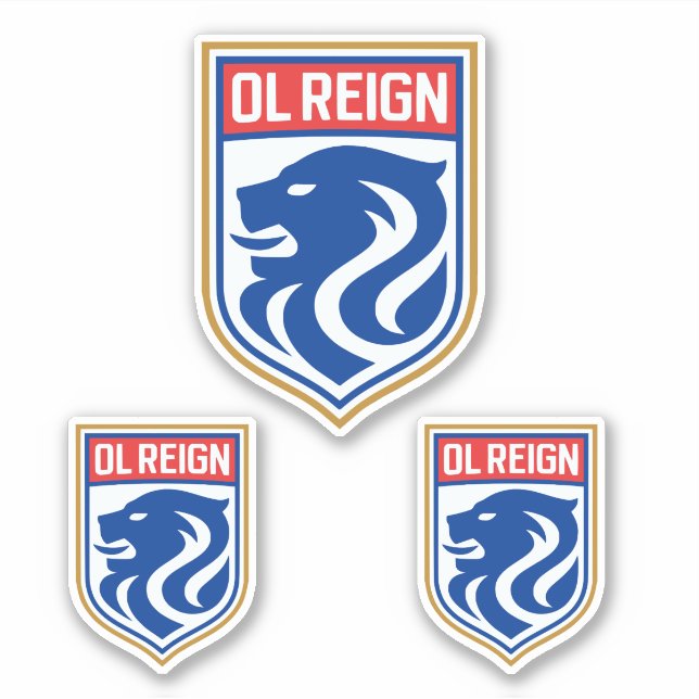 OL REIGN-NWSL TEAM LOGO -USWNT STICKER (Front)