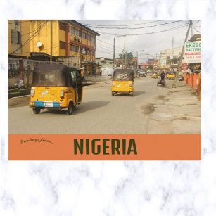 Oladosu St Ikeja Nigeria Postcard