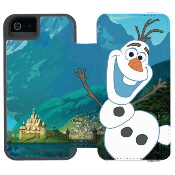 Olaf | Always Up For Adventure Wallet Case For Iphone Se/5/5s by frozen at Zazzle