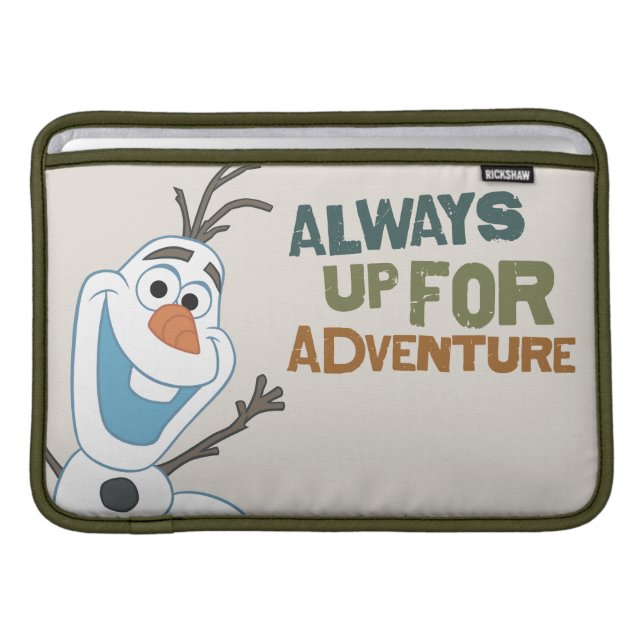 Olaf | Always up for Adventure MacBook Sleeve (Front Device)