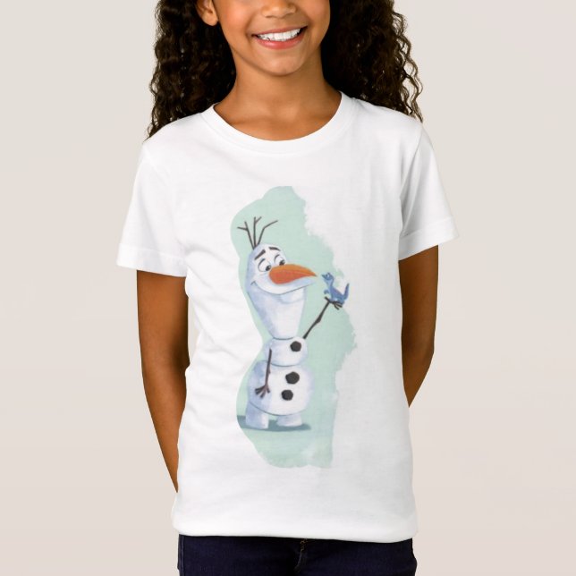 Olaf and a little friend  T-Shirt (Front)