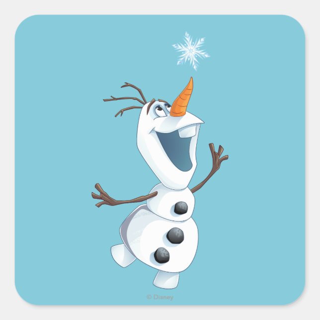 Olaf | Blizzard Buddy Square Sticker (Front)