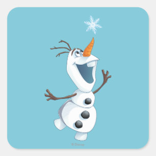 Olaf   Blizzard Buddy Square Sticker
