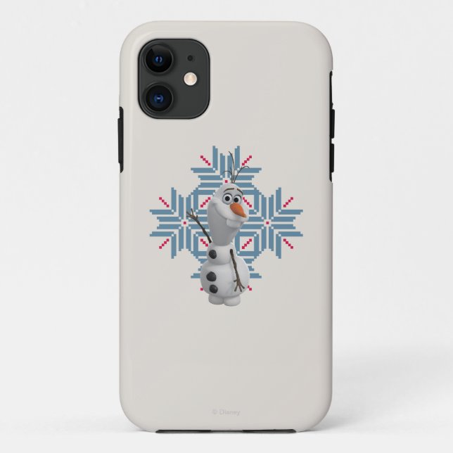 Olaf | Blue Snowflake Case-Mate iPhone Case (Back)