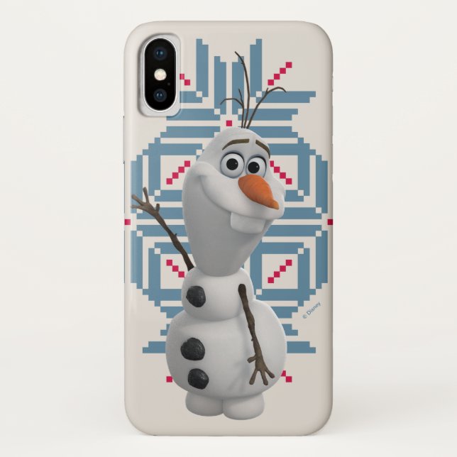 Olaf | Blue Snowflake Case-Mate iPhone Case (Back)