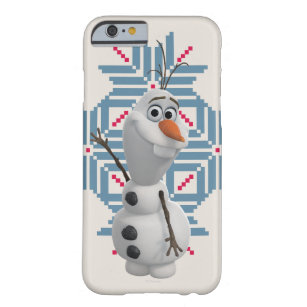 Olaf   Blue Snowflake Barely There iPhone 6 Case