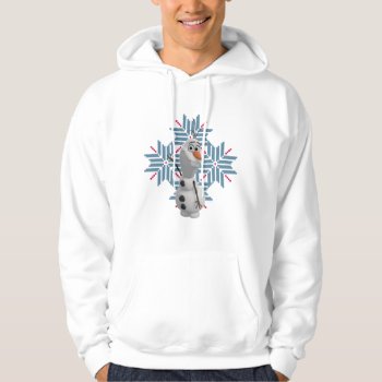 Olaf | Blue Snowflake Hoodie by frozen at Zazzle