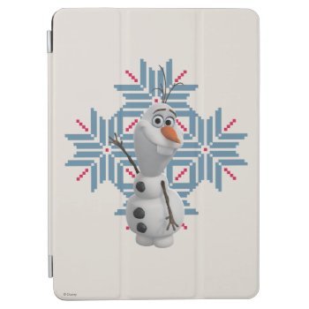 Olaf | Blue Snowflake Ipad Air Cover by frozen at Zazzle