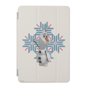 Olaf Blue Snowflake iPad Mini Cover