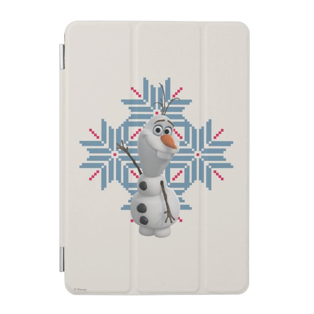 Olaf | Blue Snowflake iPad Mini Cover (Front)