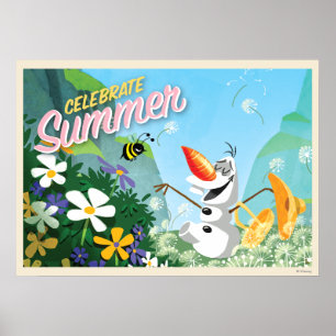Olaf Celebrate Summer Poster