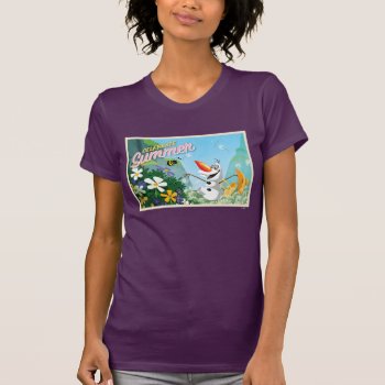 Olaf | Celebrate Summer T-shirt by frozen at Zazzle