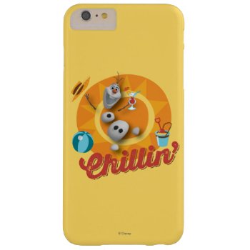 Olaf | Chillin' In Orange Circle Barely There Iphone 6 Plus Case by frozen at Zazzle