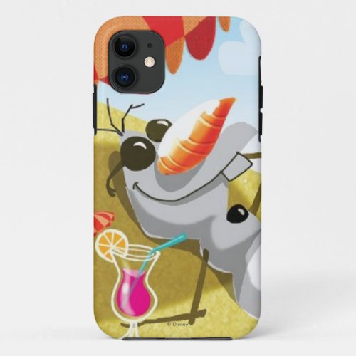 Olaf  Chillin in the Sunshine iPhone 11 Case