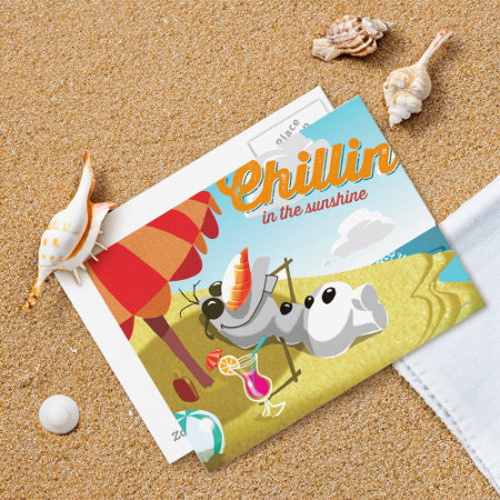 Olaf | Chillin' In The Sunshine Postcard