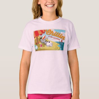 Olaf | Chillin' In The Sunshine T-shirt by frozen at Zazzle