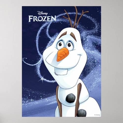 Olaf  Cool Little Hero Poster