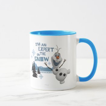 Olaf | Expert On The Snow Mug by frozen at Zazzle