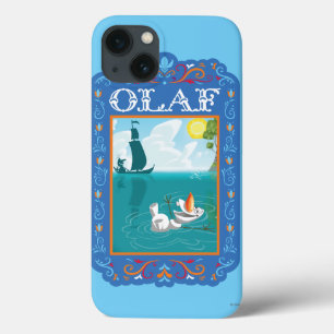 Olaf Floating in the Water iPhone 13 Case