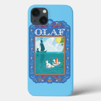 Olaf | Floating In The Water Iphone 13 Case by frozen at Zazzle