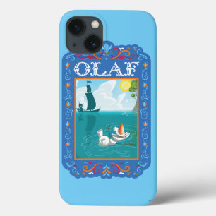 Olaf Floating in the Water iPhone 13 Case