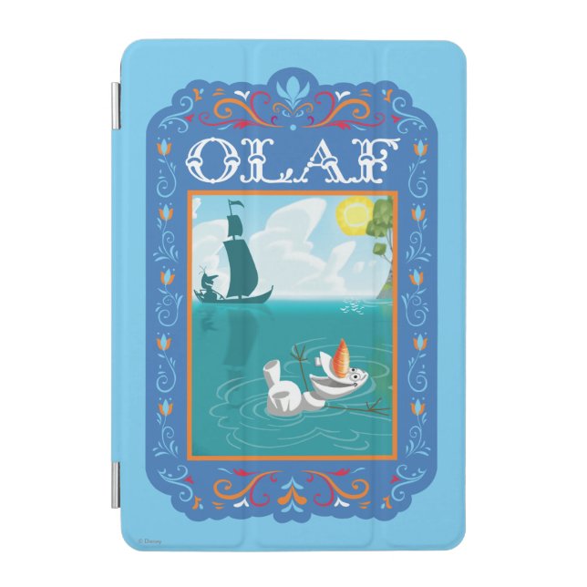 Olaf | Floating in the Water iPad Mini Cover (Front)