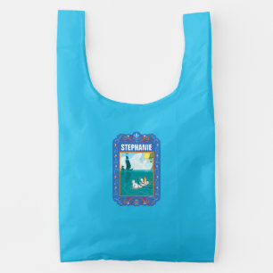 Olaf   Floating in the Water Reusable Bag
