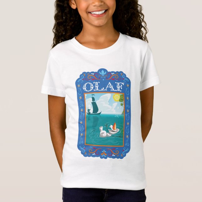 Olaf | Floating in the Water T-Shirt (Front)