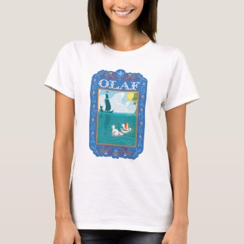 Olaf | Floating In The Water T-shirt by frozen at Zazzle