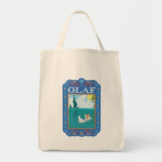 Olaf | Floating in the Water Tote Bag (Front)