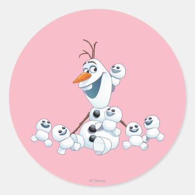 Olaf | Gift of Love Classic Round Sticker