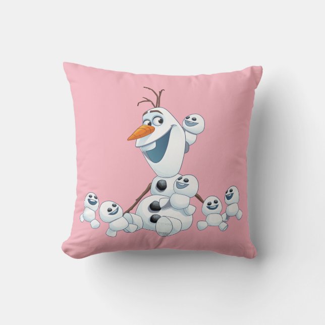 Olaf | Gift of Love Throw Pillow (Front)