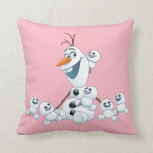 Olaf   Gift of Love Throw Pillow