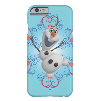 Olaf | Heart Frame Barely There Iphone 6 Case by frozen at Zazzle