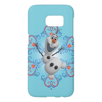 Olaf | Heart Frame Samsung Galaxy S7 Case by frozen at Zazzle