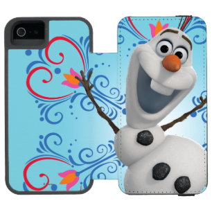 Olaf   Heart Frame Wallet Case For iPhone SE/5/5s